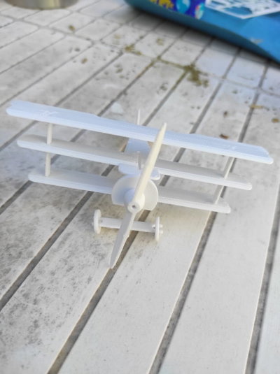 Kit card Avion Triplano