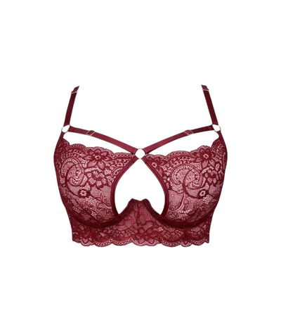 Corpiño Deseo Bordó