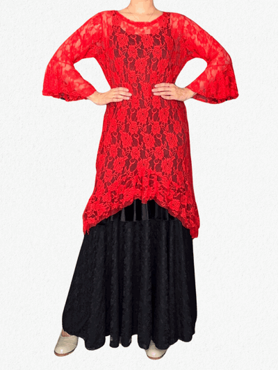 Sobrevestido de encaje L/XL