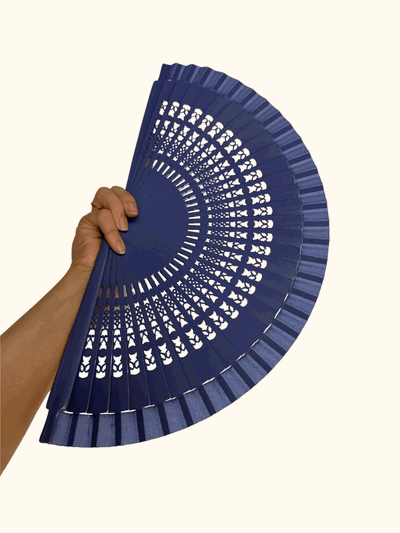 Abanico 23 cm (violeta)