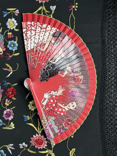Abanico 23 cm impreso