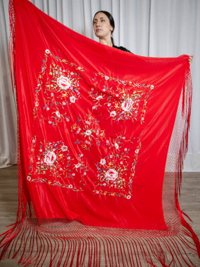 Mantón simil Manila importado (España)