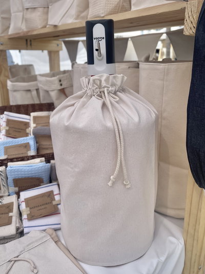 Funda de bidón para bomba usb 20 lts - Lona natural -