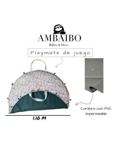 Playmat - Carpincho Flor -