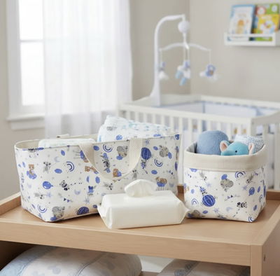 Pañalero y cesto - Animalitos -