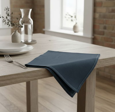 Servilletas de tusor Grafito - Pack x4 - (47x51 cm)