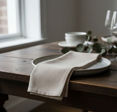 Servilletas de tusor Búfalo - Pack x4 - (47x51 cm)