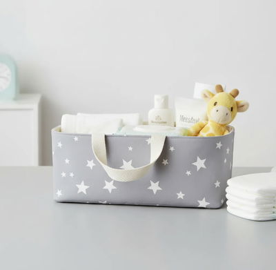 Pañalero con manijas - Gris estrellas -