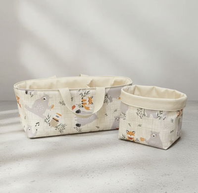 Pañalero y cesto - Osos Bosque -