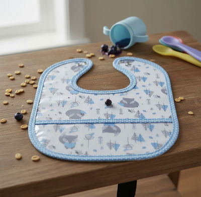 Babero chico impermeable - Triple capa - Bosque