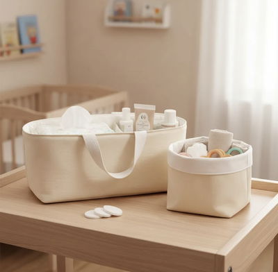 Pañalero y cesto - Arena -