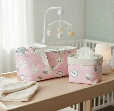 Pañalero y cesto - Pink -