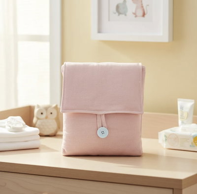 Cambiador portátil/ sobre - Rosa -