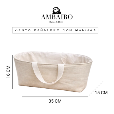 Pañalero con manijas [Arena]