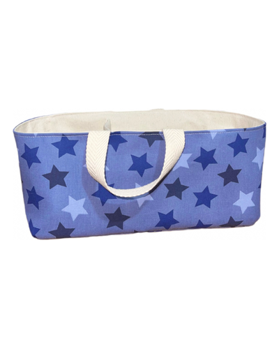Pañalero con manijas - Azul estrellas -