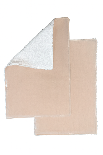 Toallitas pack x2 - Rosa viejo -