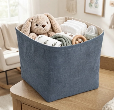 Cesto 20x20x20cm [Azul acero]