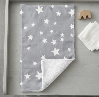 Toallita [Gris con Estrellas]