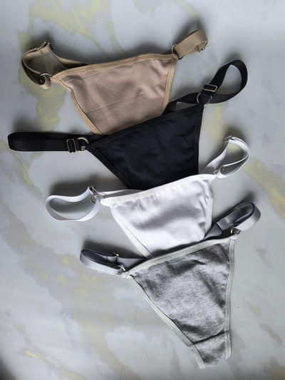 Less regulable breteles anchos Pack x2