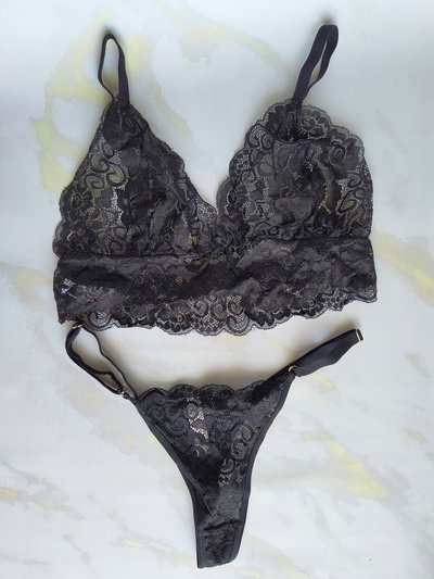 SALE Conjunto Bralette de encaje