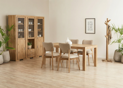 Mesa 1.45m X 0.85m + 4 Sillas Frida Genoud