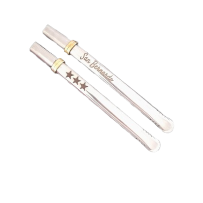 Bombilla Chata Grabada