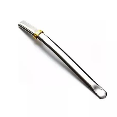 Bombilla Chata Acero