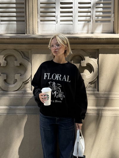 BUZO FRISADO "FLORAL"