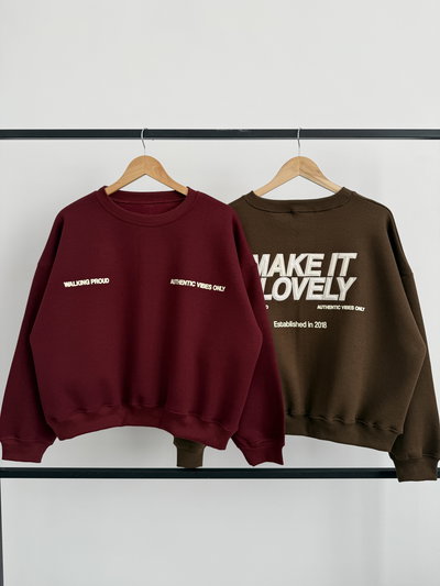 BUZO FRISADO "MAKE IT LOVELY"