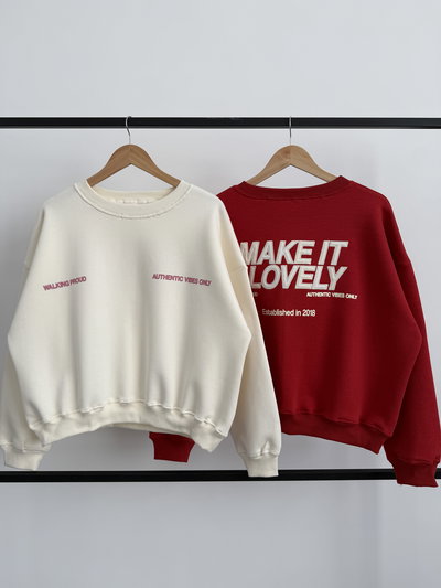 BUZO FRISADO "MAKE IT LOVELY"