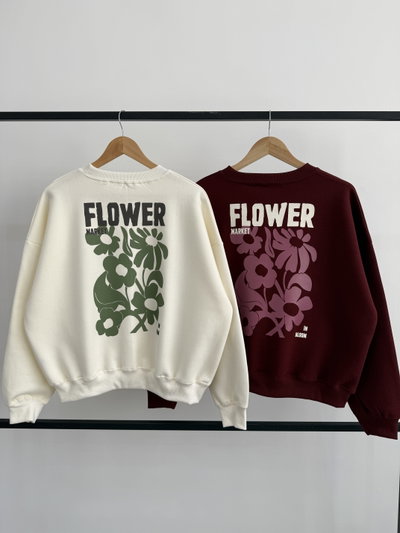 BUZO FRISADO "FLOWER MARKET"