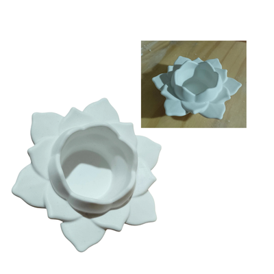 Piezas de Yeso Flor de Loto #2