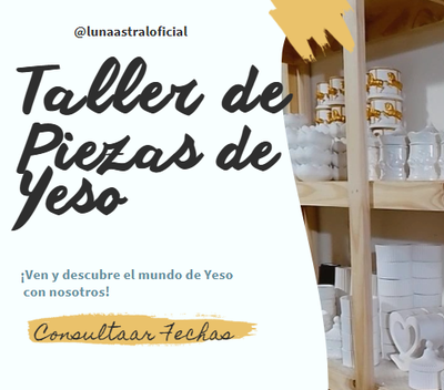 Taller de Yeso ABONANDO CON SEÑA 