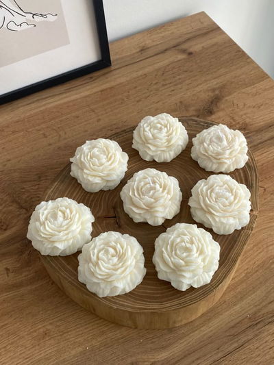 Velas Peonia Grande sin envoltorio