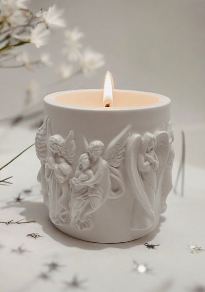 Vela Arcangeles Blanca 