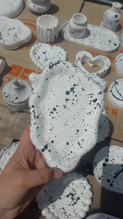 Bandeja Irregular Salpicada