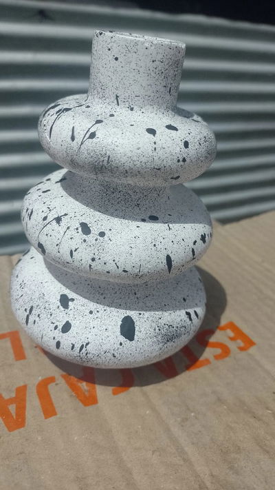 Florero Anillo Salpicado