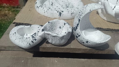 3 Piezas Luna - Caracol - Corazon 