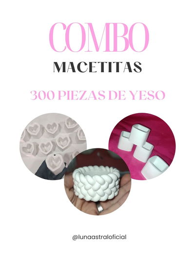 COMBO MACETAS