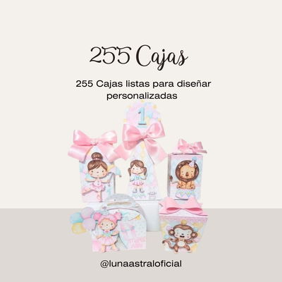 Plantillas Cajitas - Bolsas - Banderines y más