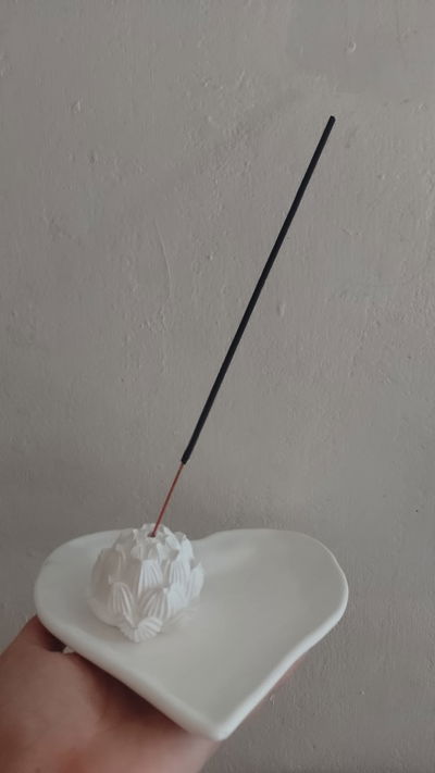 PORTA SAHUMERIOS FLOR LOTO