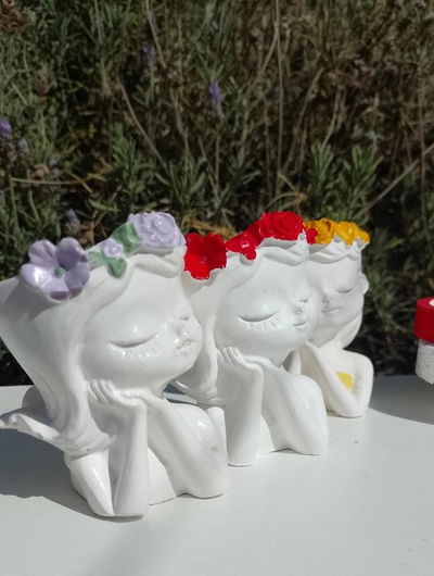 Combo Nena Soñadora + Bandeja Ovalada 18 cm