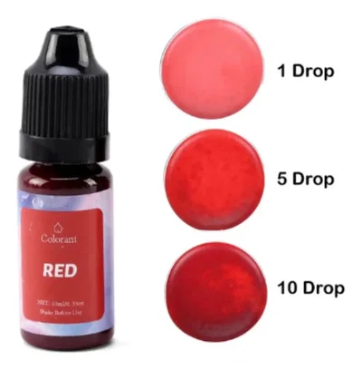 Colorante Liquido Velas y Jabónes Rojo