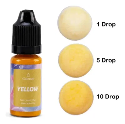 Colorante Liquido Velas y Jabónes Amarillo