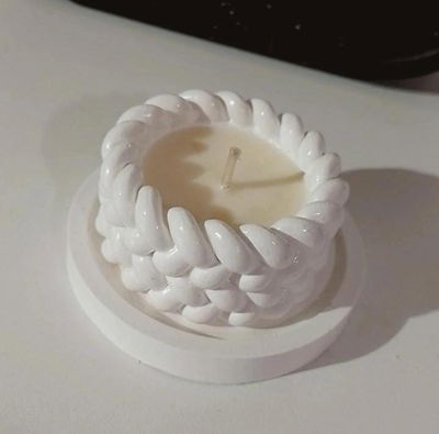 VELA CONTENEDOR TRENZADO AROMATICA