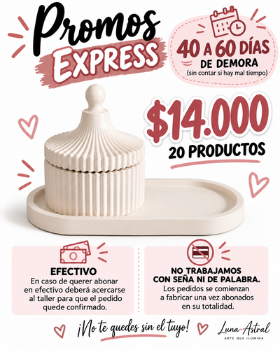 PROMO 10 BANDEJA 18 CM + 10 ALHAJEROS CIRCUS