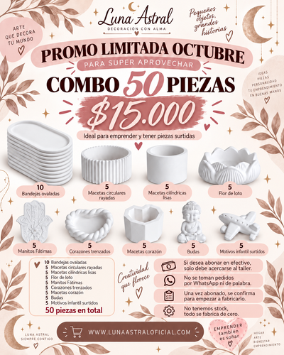 PROMO LIMITADA 50 PIEZAS