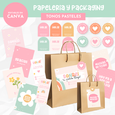Papelería – Tonos Pasteles