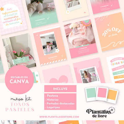 Kit – Tonos pasteles