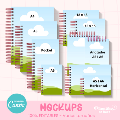 ✨ Mockups para Encuadernación📚💖